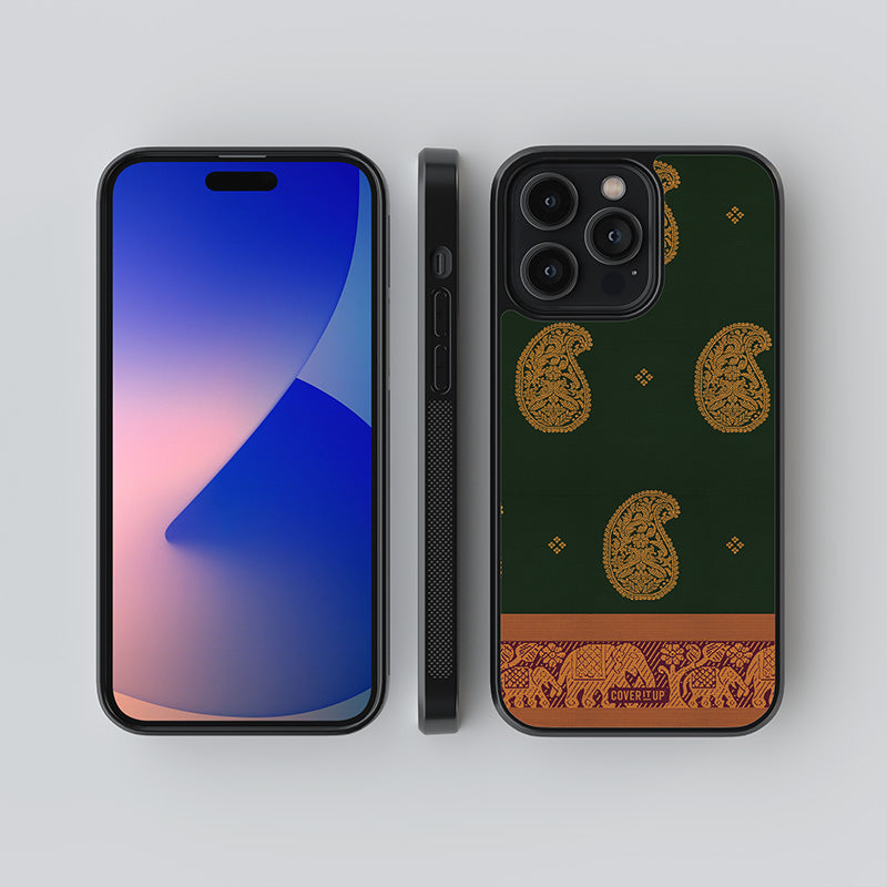 Kanchipuram Pattu Saree Glass Case