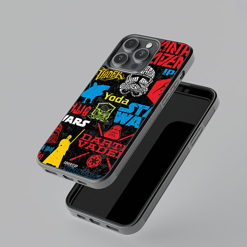 Official Star Wars Classic Pattern Glass Case