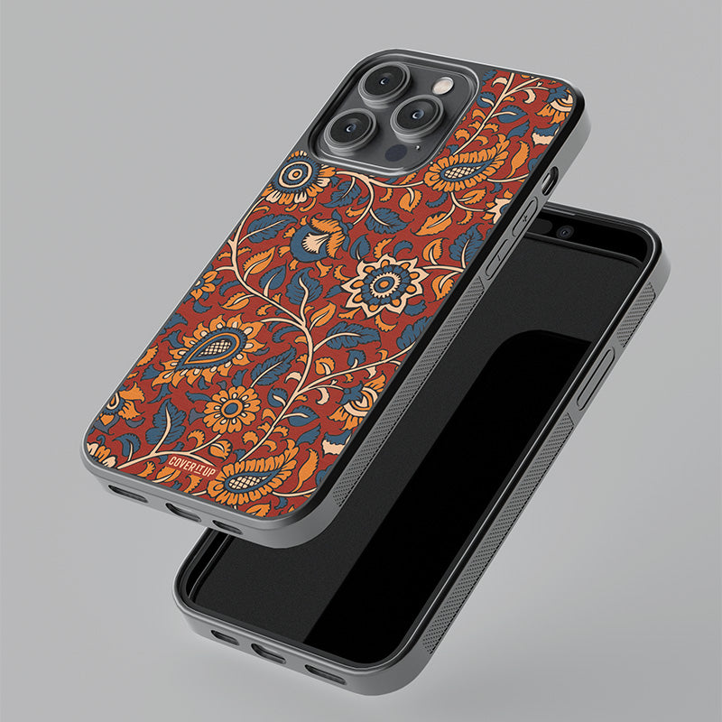 Kalamkari Saree Glass Case