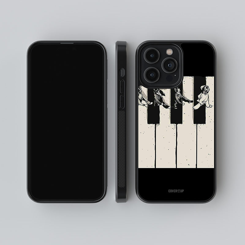 Piano Crossing Glass Case