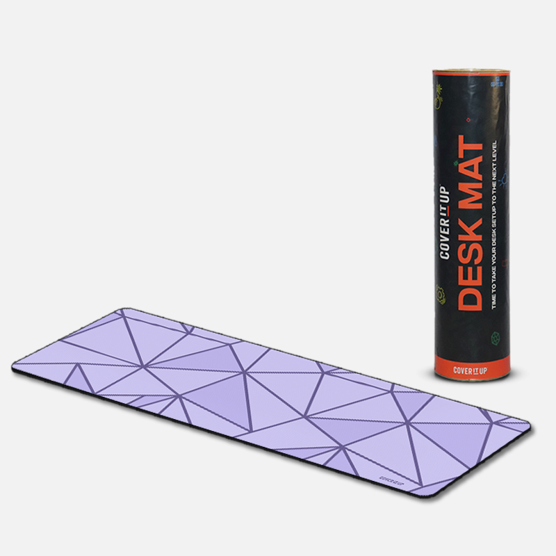Abstract Lines Desk Mat and Gaming Mouse Pad