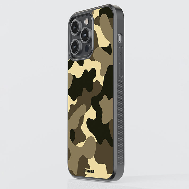 Desert Camo Glass Case