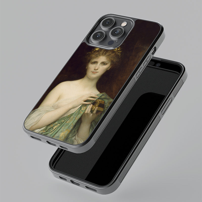 Pandora by Alexandre Cabnel, 1873 Glass Case