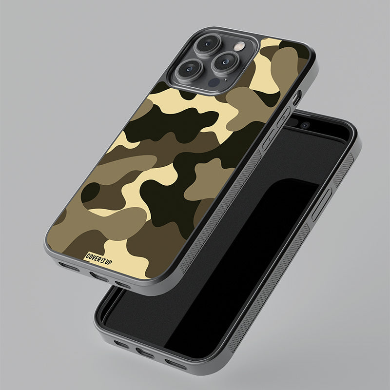 Desert Camo Glass Case