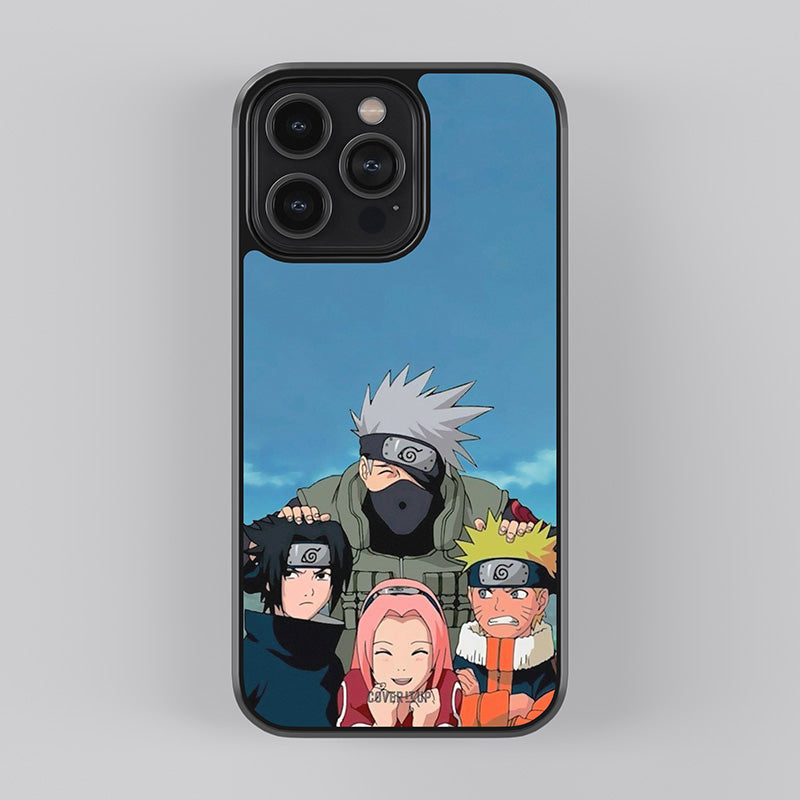 Kakashi And Friends Glass Case