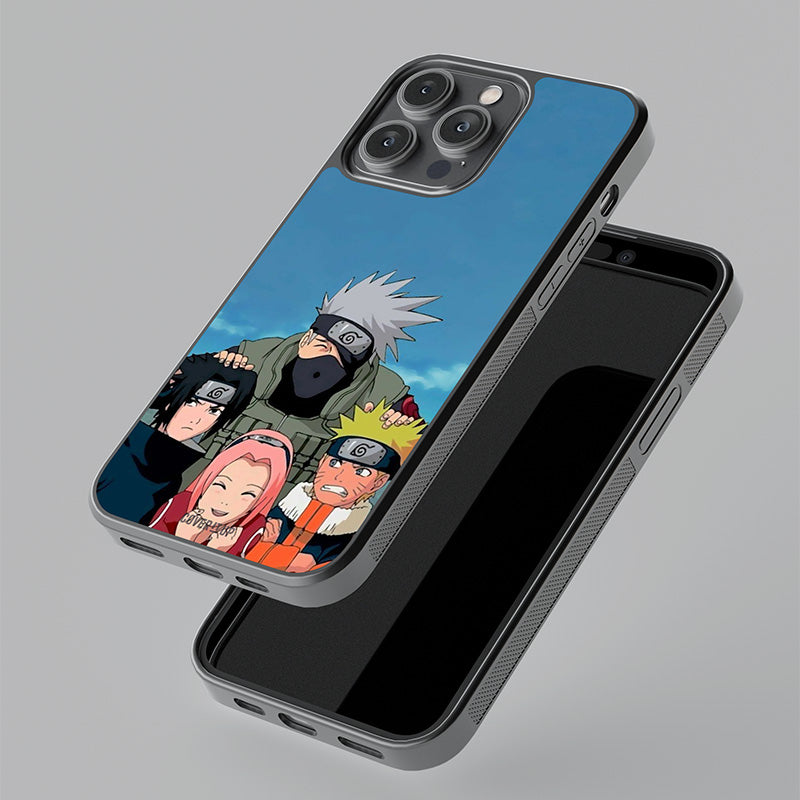 Kakashi And Friends Glass Case