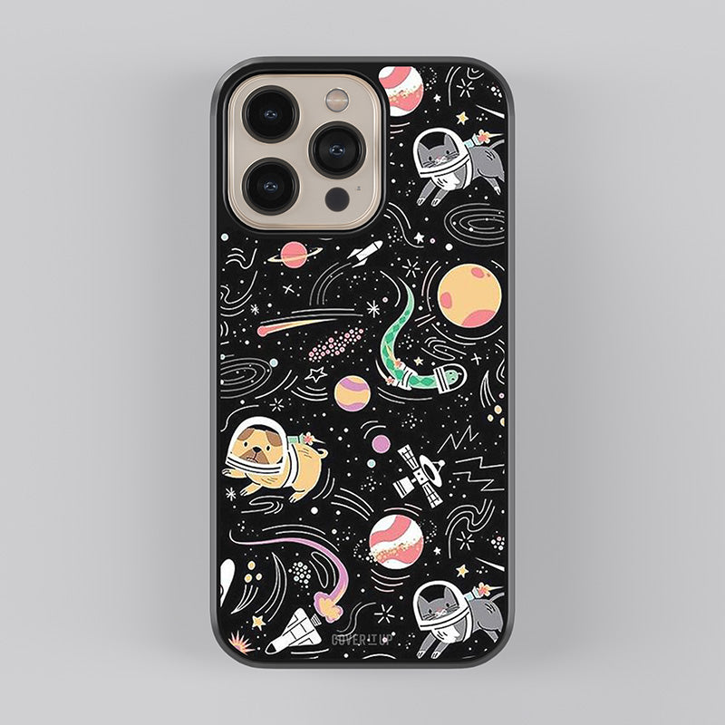 Dog Planetarium Glass Case