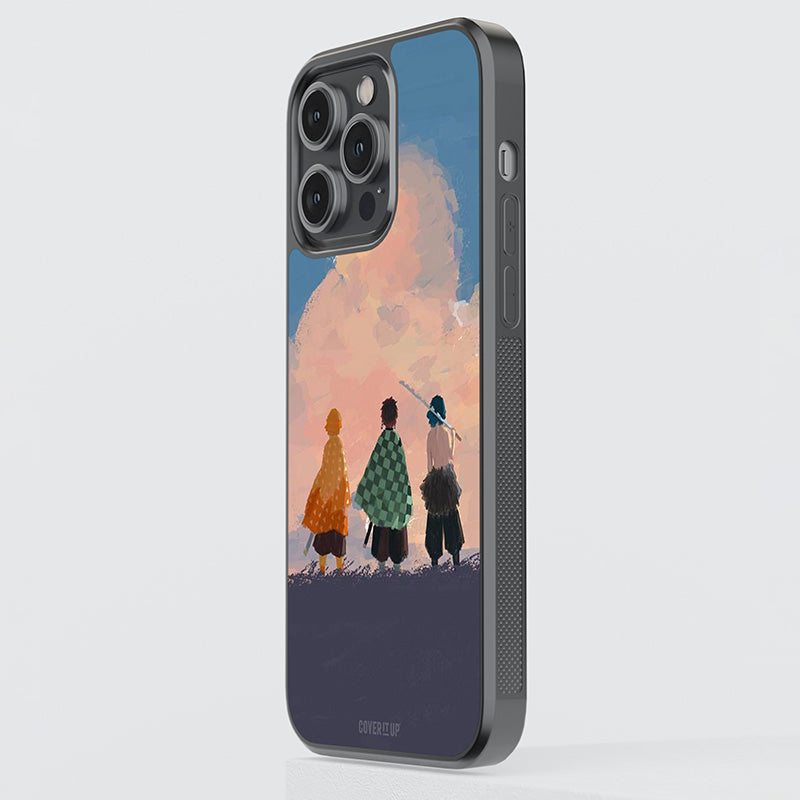 Demon Slayer Pastel Glass Case