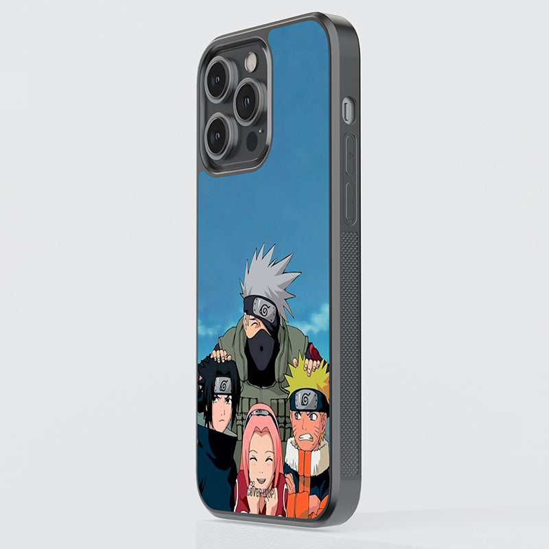 Kakashi And Friends Glass Case