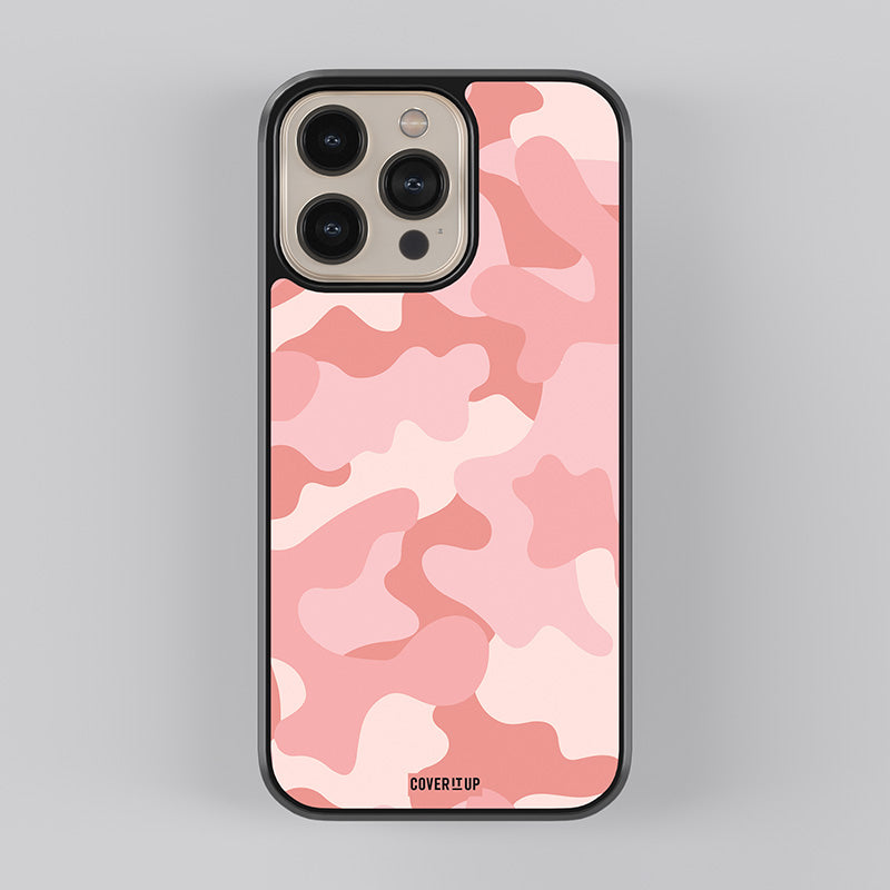 Cherry blossom Camo Glass Case