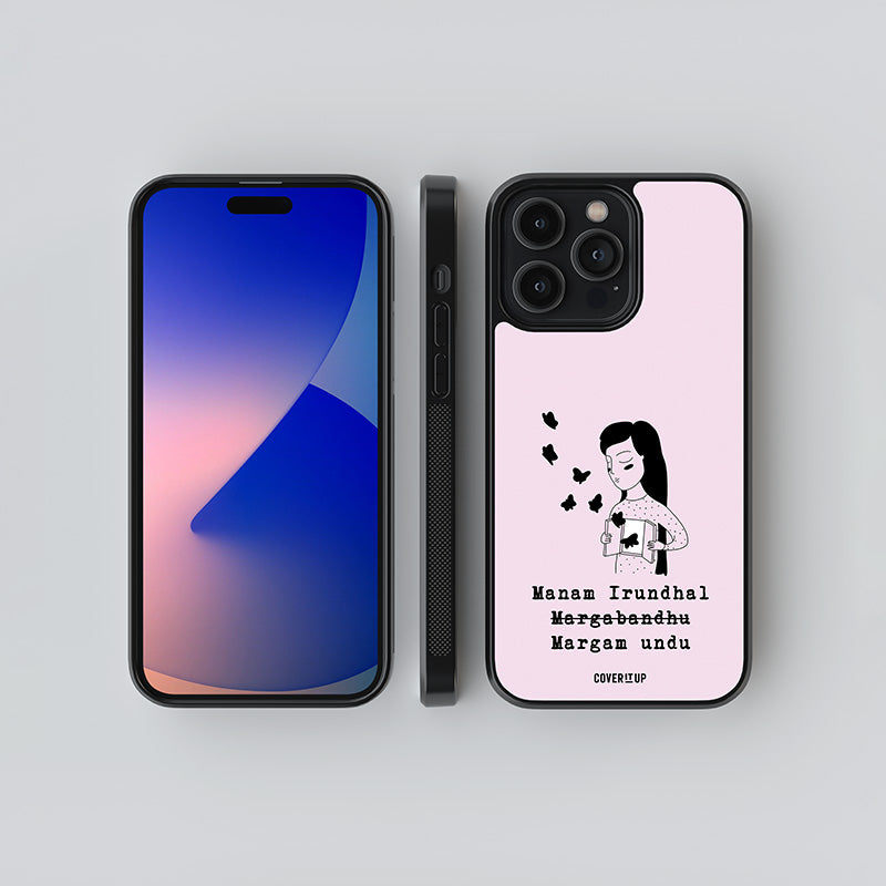 Manam Irundhal Margam Girl Glass Case