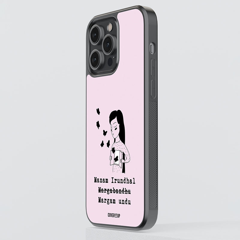 Manam Irundhal Margam Girl Glass Case