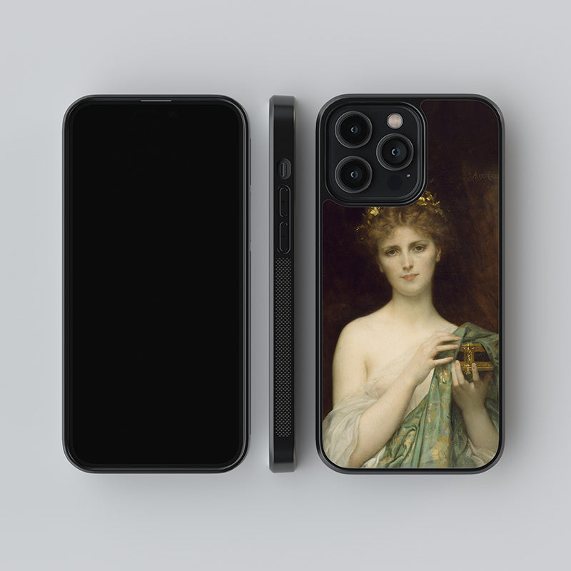 Pandora by Alexandre Cabnel, 1873 Glass Case