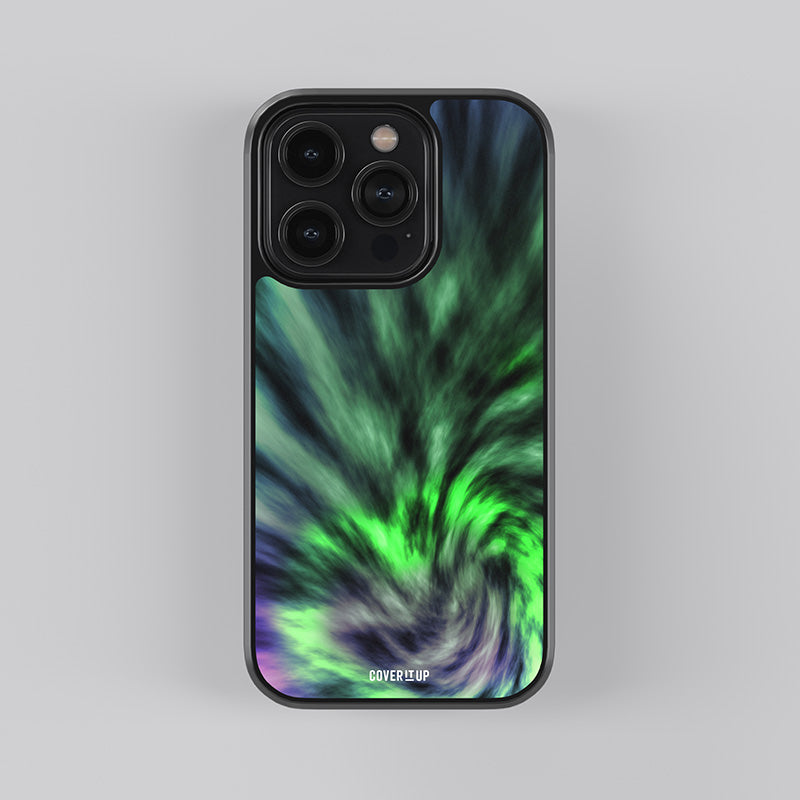 Aurora Tie-Dye Glass Case