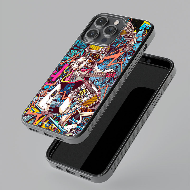 Electric Colors Glass Case