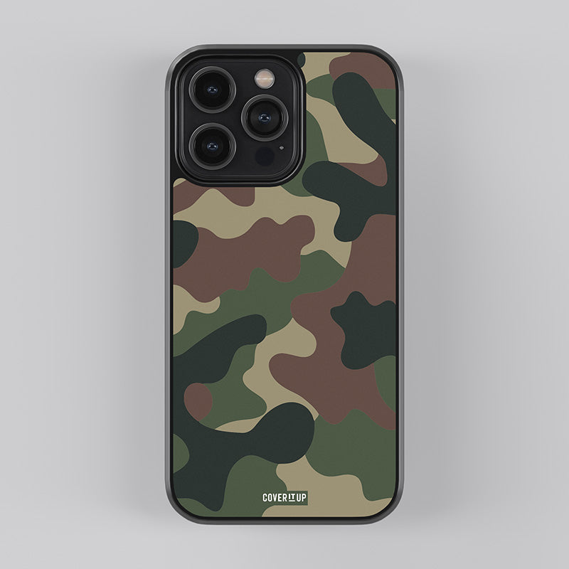 Jungle Camo Glass Case