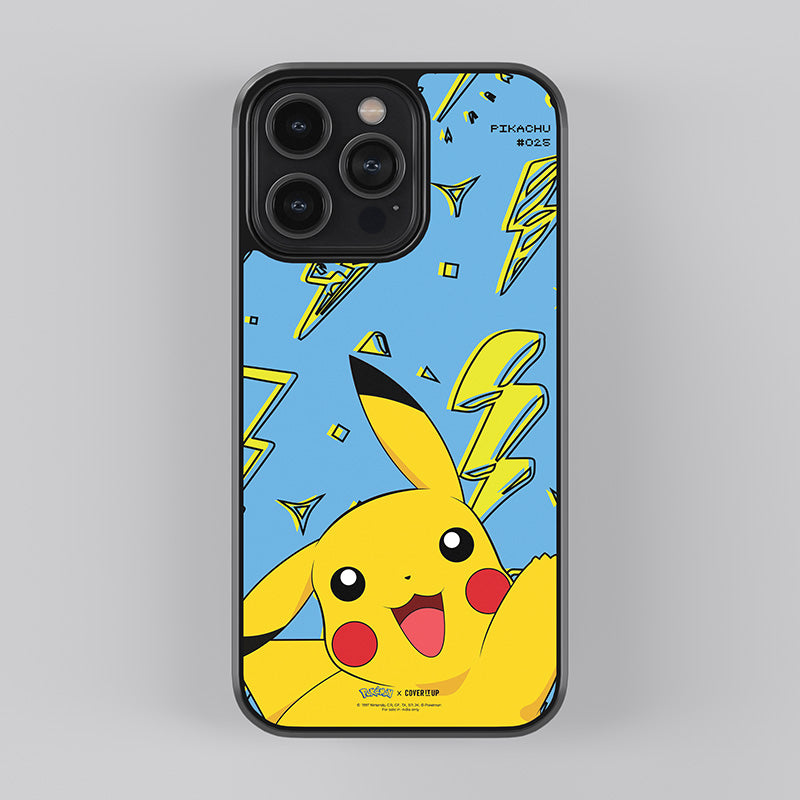 Official Pokémon Pikachu Glass Case
