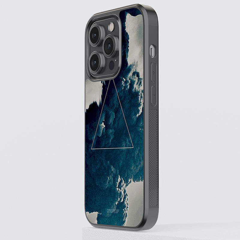 Blue Hue Smoke Glass Case