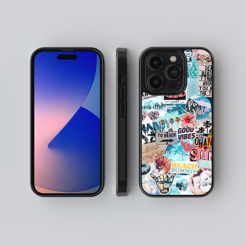 Beaching Life Glass Case