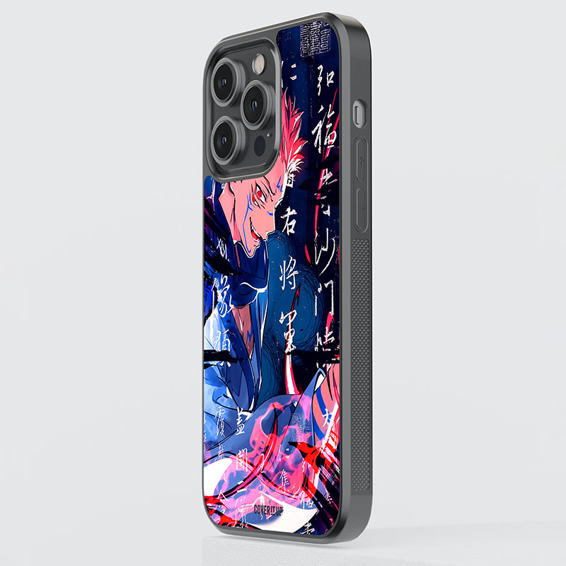 Jujutsu Kaisen In Neon Glass Case