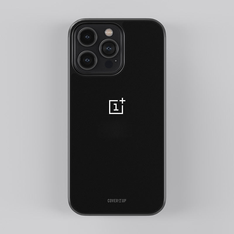 Jet Black OnePlus Special Glass Case
