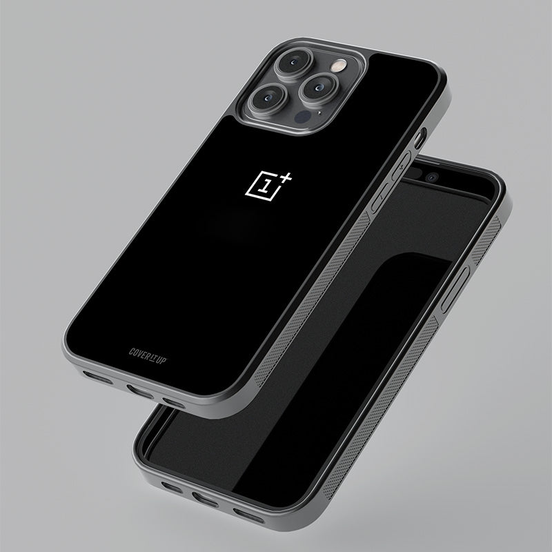 Jet Black OnePlus Special Glass Case