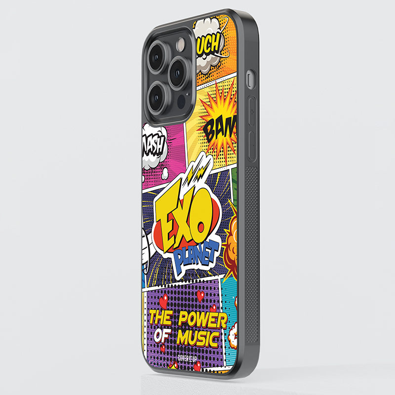 Power Of Music Glass Case