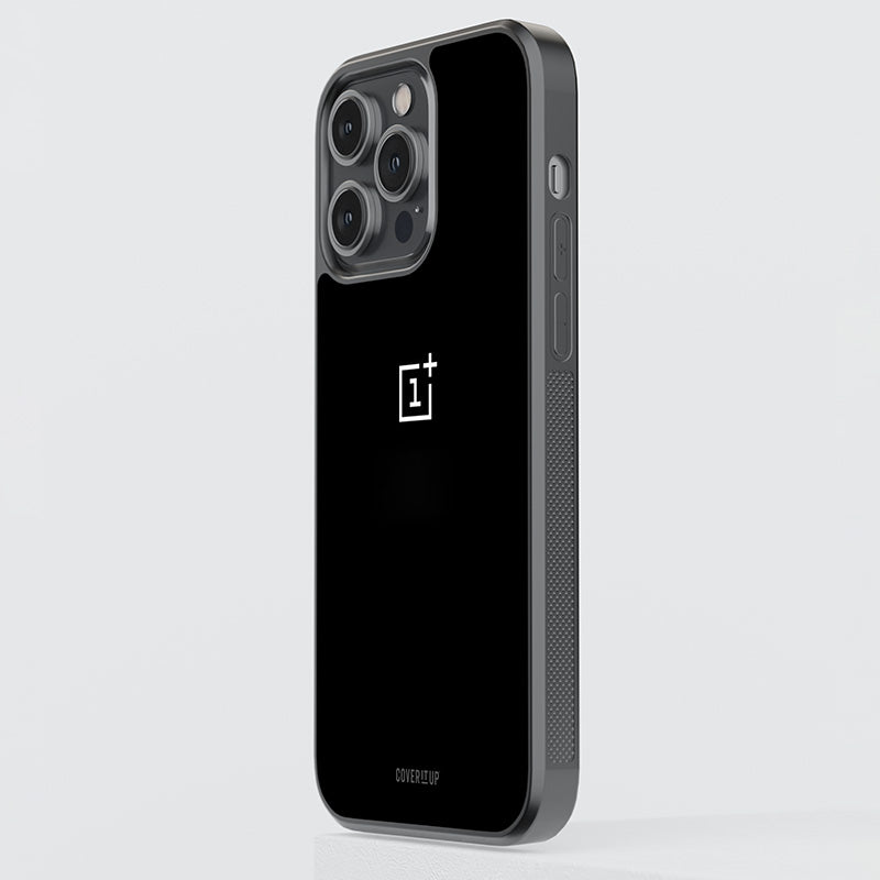 Jet Black OnePlus Special Glass Case