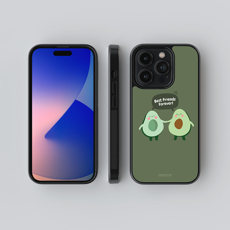 Avocado Best Friends Glass Case