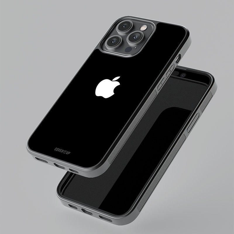 Jet Black Apple Special Glass Case