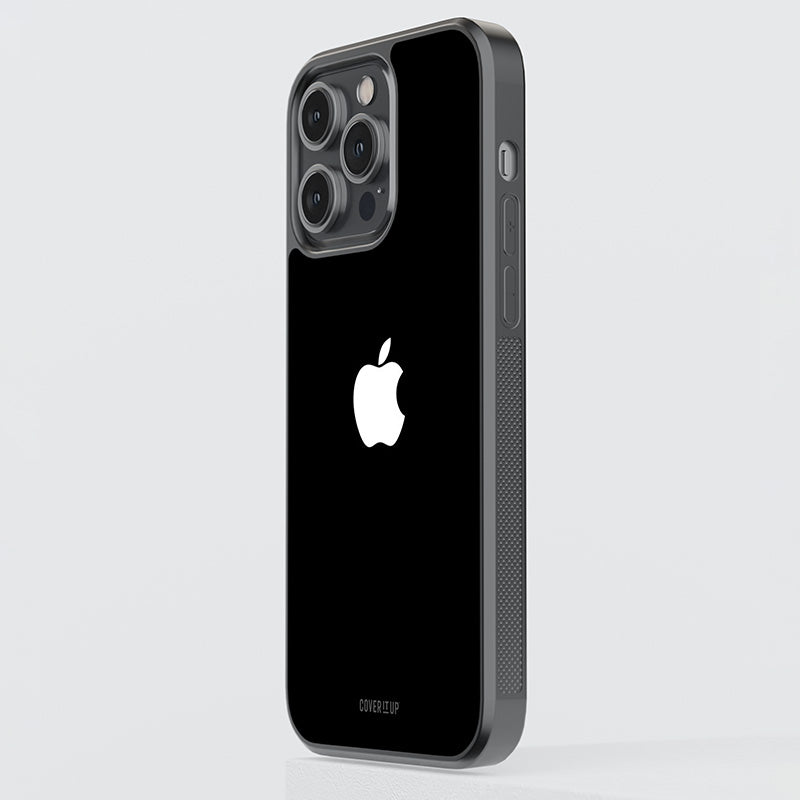 Jet Black Apple Special Glass Case