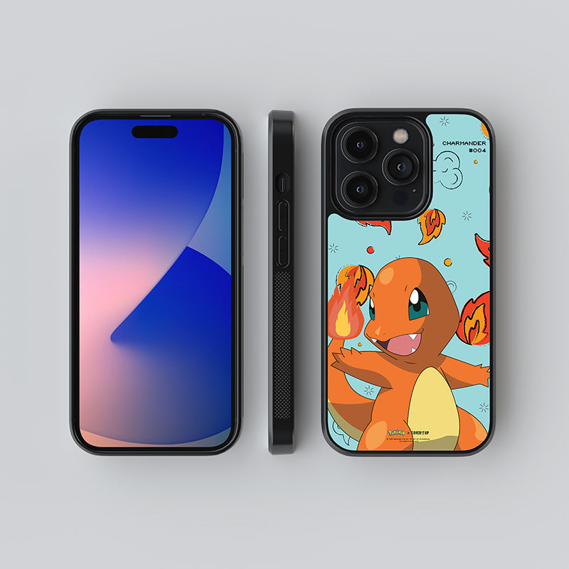 Official Pokémon Charmander Glass Case