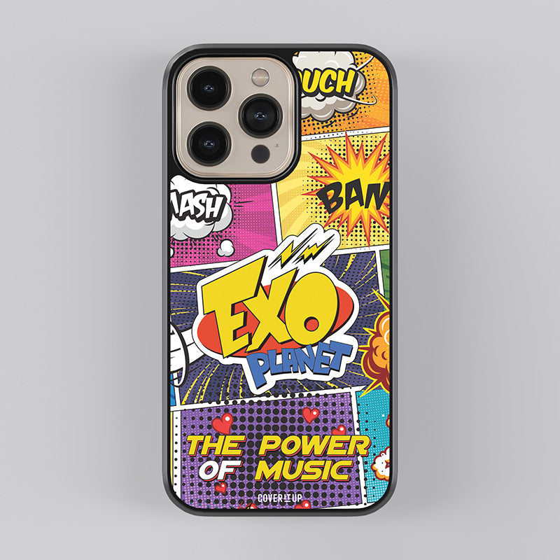 Power Of Music Glass Case