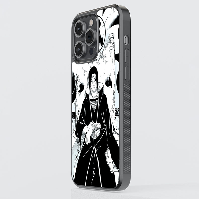 Itachi Uchiha On Throne Glass Case