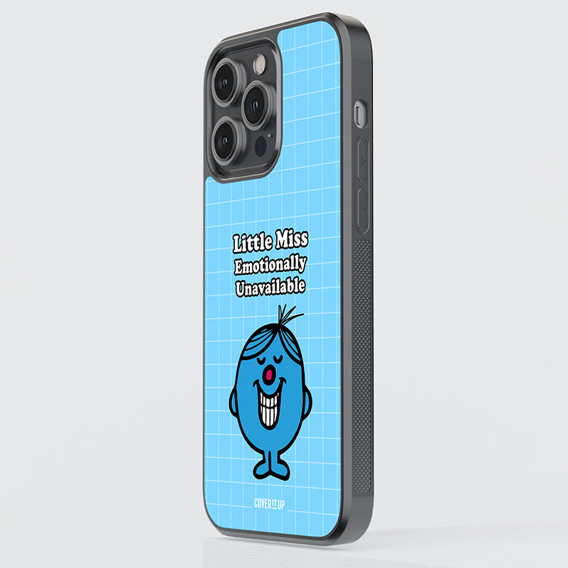 Little Miss Emotionally Unavailable Glass Case