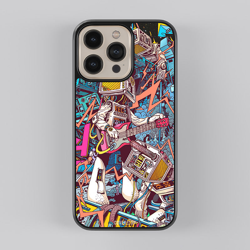 Electric Colors Glass Case