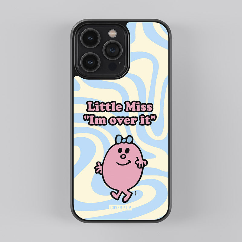 Little Miss I'm Over It Glass Case