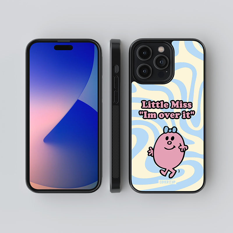 Little Miss I'm Over It Glass Case