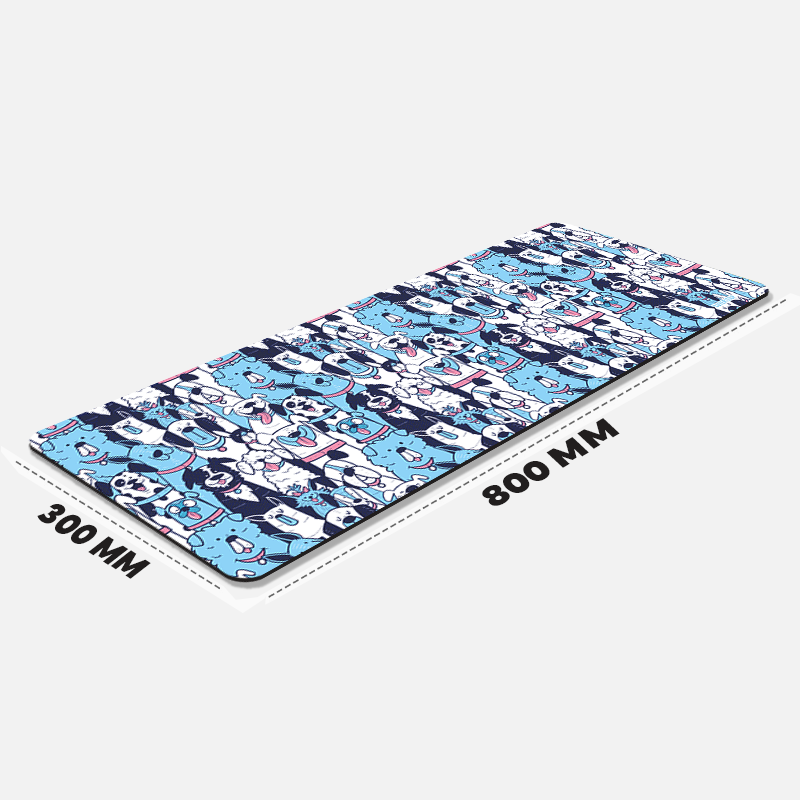 Cuteness Overload Desk Mat and Gaming Mouse Pad