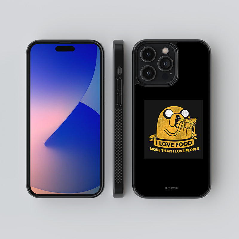 I love Food Glass Case