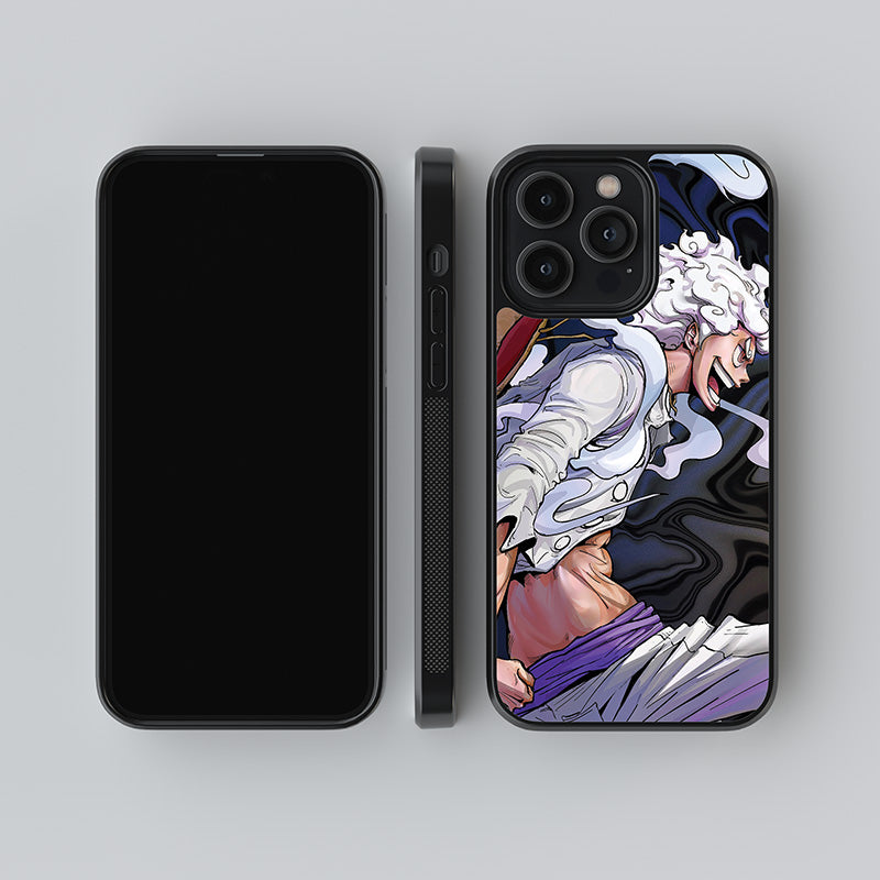 Powerful Luffy Glass Case