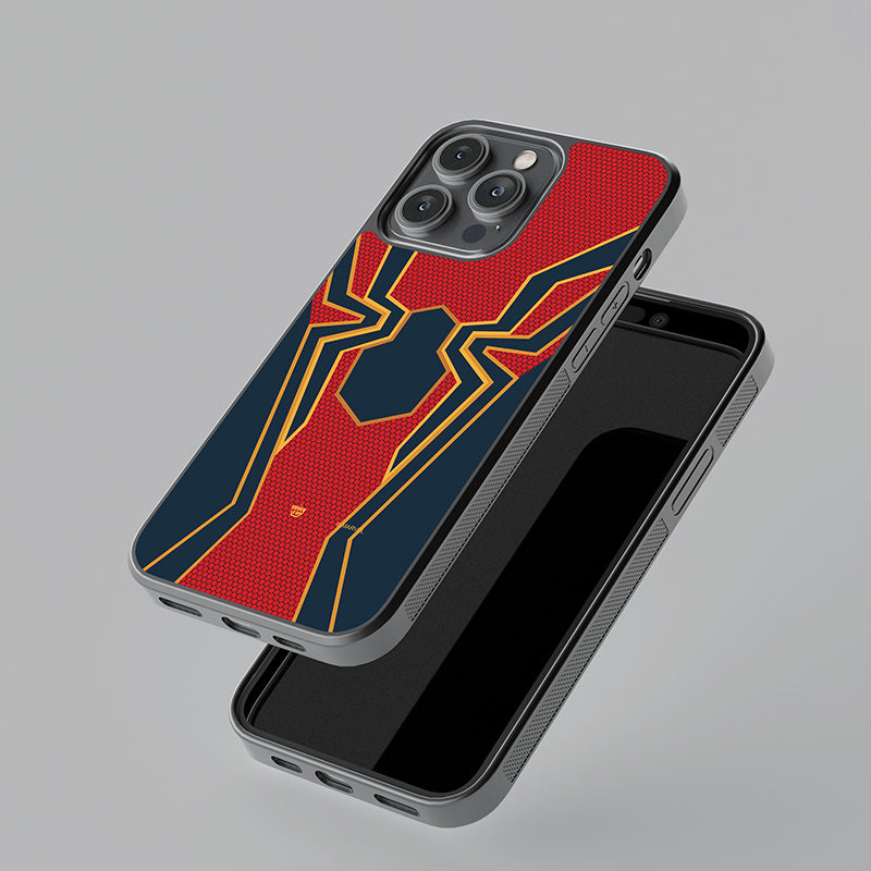 Marvel Spider-Man Logo Suit Glass Case