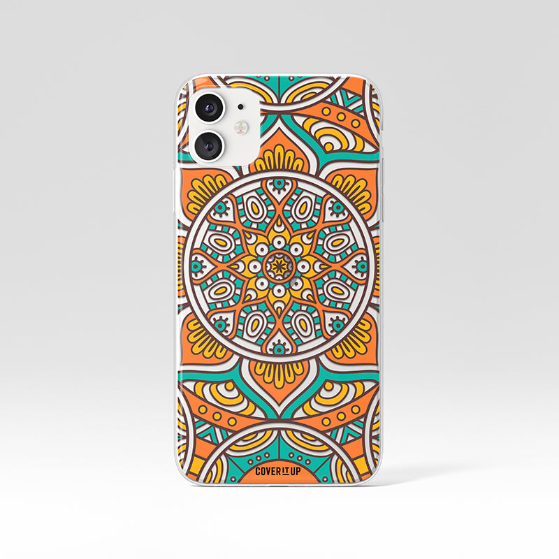 Mandala Art Clear Silicone Case