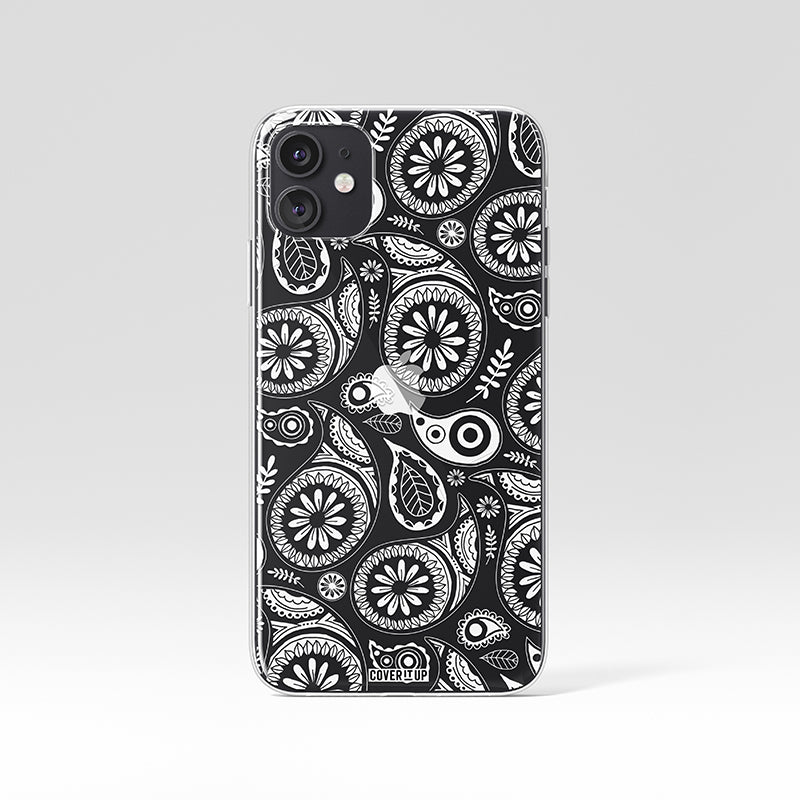 Paisley Clear Silicone Case
