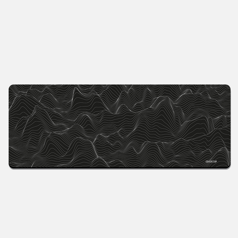 Topography Tremor Desk Mat and Gaming Mouse Pad