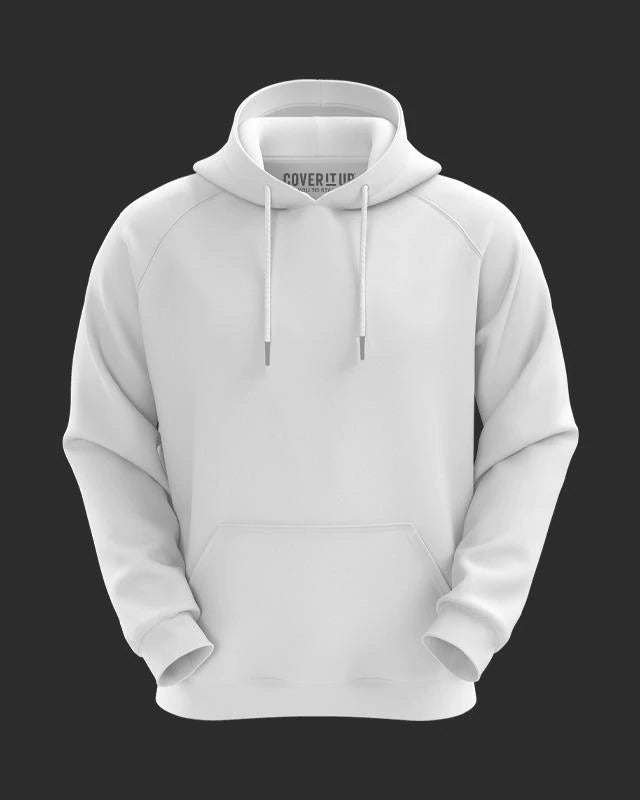 Basic store hoodie white