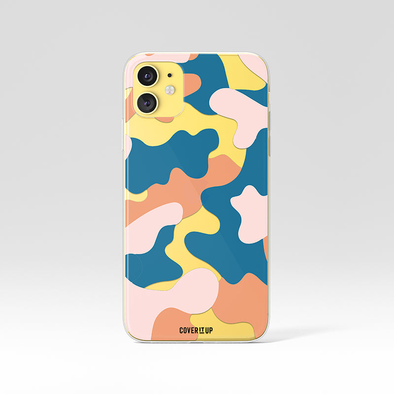 Assorted Camo Clear Silicone Case