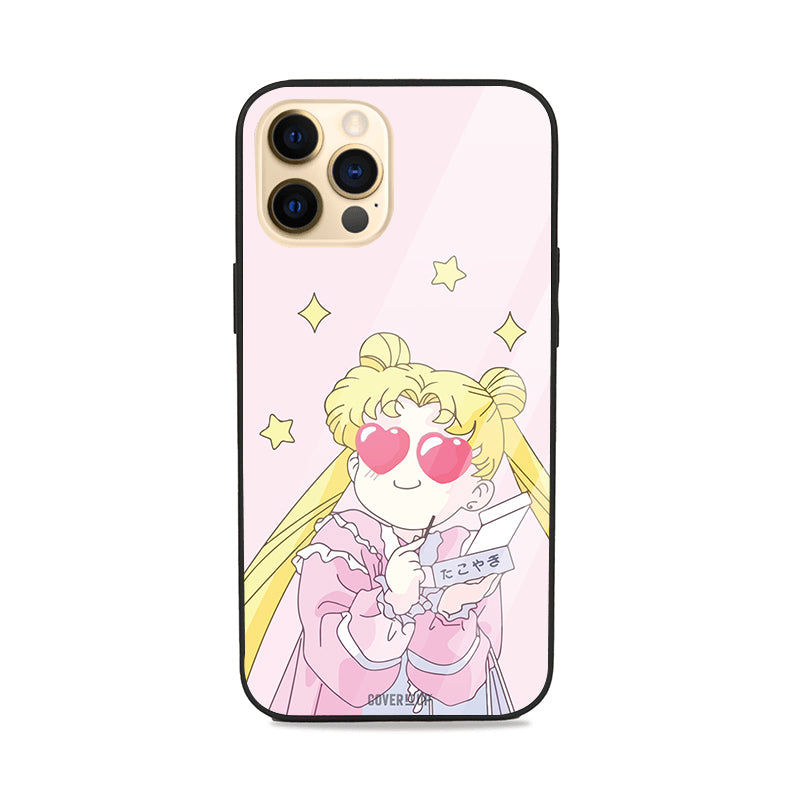 Adorable Heart Eyes Glass Case Mobile Phone Cover from coveritup.com