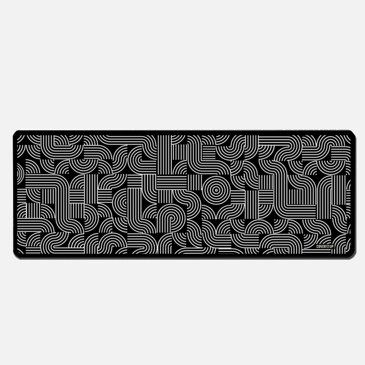 Bauhaus lines Desk Mat and Gaming Mouse Pad