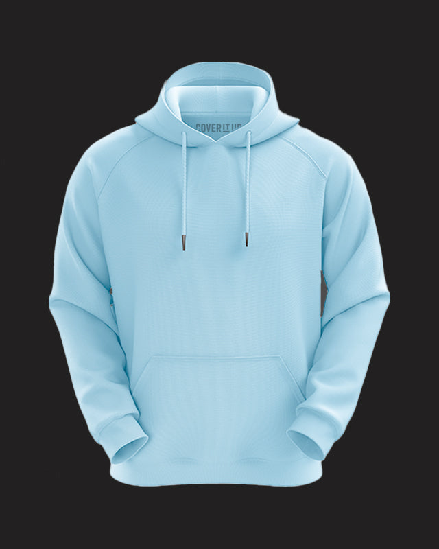 Pale store blue hoodie